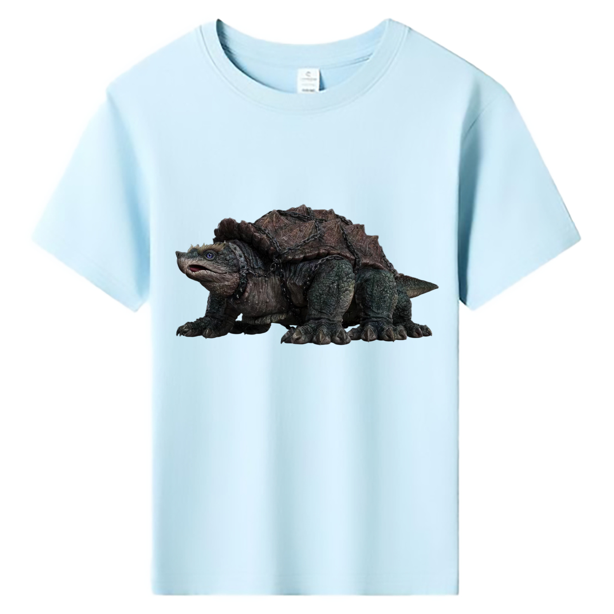 （画像用） Ne Zha 2 ナタ 魔童の大暴れ 綿100％キッズTシャツ（フロントプリント）